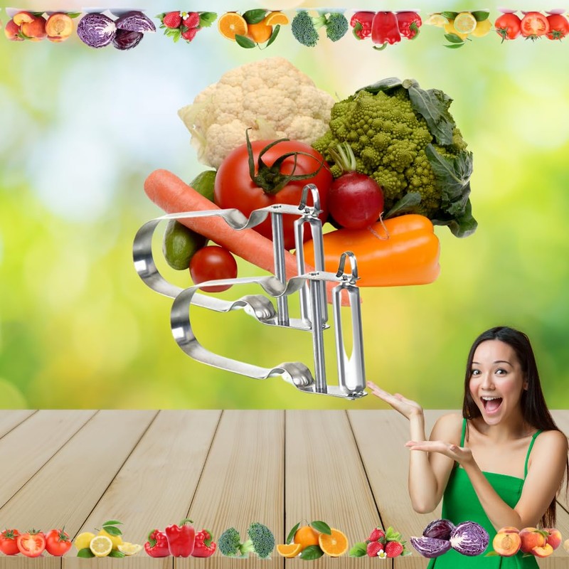ARCUS 2X Stainless Steel Potato Peeler - Vegetable Peeler Fruit