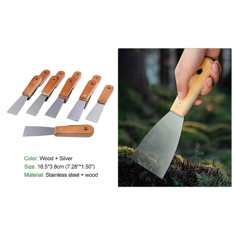 10PCS 4inch Drywall Taping Tools Set Puttyknife Flexible Scraper (1.5inch)