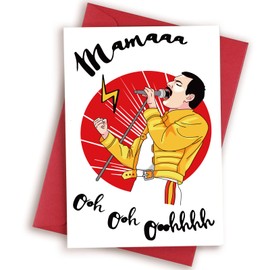 HEALSLA Funny Mothers Day Card for Wife Mom from Daughter Son, First Mums Birthday Gifts for Women from Husband with Envelope