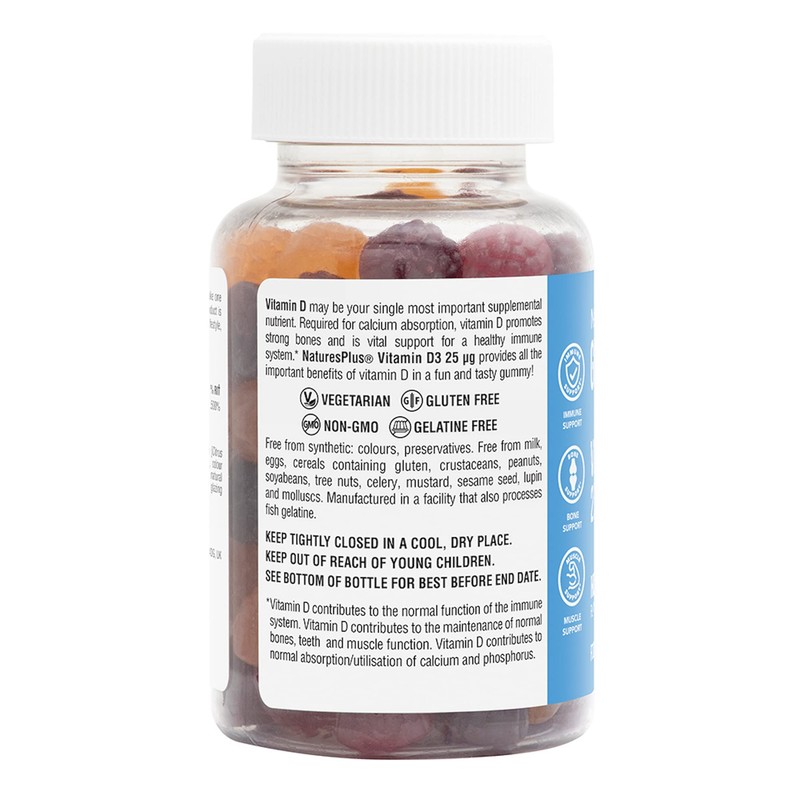 NaturesPlus Gummies Vitamin D3 1000 mg - Delicious Vitamin D3