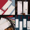 80 Sets Blank Bookmarks 5.5in Long 2in Wide Smoothing Widely