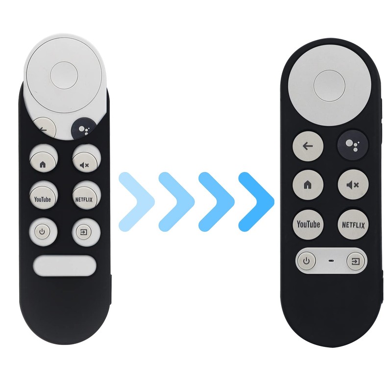 ZEVGOV Silicone Case for Google TV 2020 Voice Remote, Protective