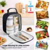 Lunch Bag - Vertical Insulated Lunch Box for Kids &