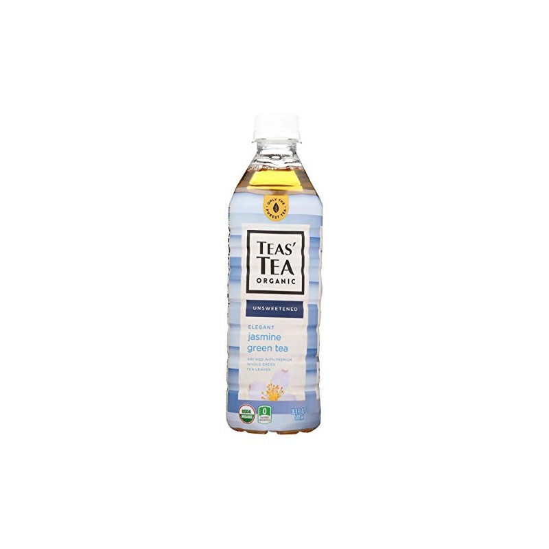 Teas' Tea, Tea Green Jasmine Organic, 16.9 Fl Oz