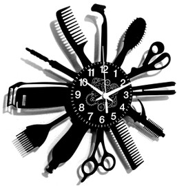 Instant Karma Clocks | Wall Clock | Hairdresser | Barber Shop | Beauty Salon | Hairstyles | Hair Salon | Gift for Business