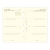 Filofax Mini Calendar 1 Week on 2 Pages Cotton Cream