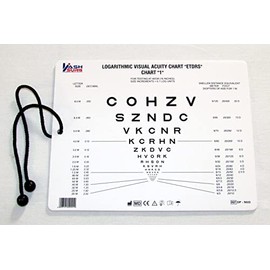 Sloan Letter Near Vision Chart with Proportional Spaced DP-5022