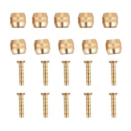 Alomejor 10 Set Shimano Hydraulic Brake Hose Machining Connector Insert/Olive Set for BH90 BH59 Replacement Parts (BH59)