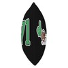 Retro Football Player Apparel Retro Green Foam Finger Football Player
