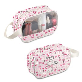 BDPWSS Cat Lover Gift Because I'M A Lady That's Why Kitten Lover Makeup Bag Magic WDW Gift Cat Ladies Gifts (Because Lady MB)