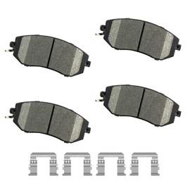 YxpBrake Ceramic Front Brake Pads with Hardware Fit for Subaru Forester 2011-2018, Outback, Legacy 2013 2014, Impreza 2011-2016, Crosstrek 2013-2017, BRZ, Scion FR-S 2013-2016, Toyota 86 2017-2019