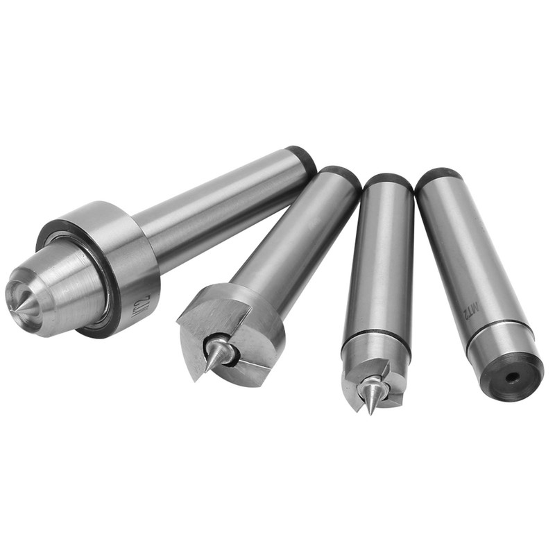 MT2 Live Centre Lathe, 4 Piece Centring Tip Tailstock Rotary