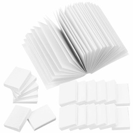 50 Pcs Miniatures Blank Books Dollhouse Books 1:12 Scale Mini Books Dollhouse Model Decoration Pretend Play Supplies Doll House Books for Kids (White)
