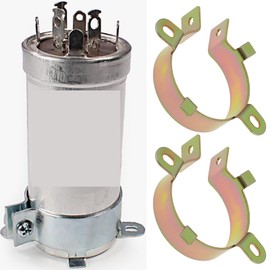 SG Store 2Pcs 35mm Capacitor Clamp Holder Zinc Alloy Mounting Bracket for Secure Capacitor Installation