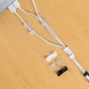 32PCS Cable Clips, Strong Self-Adhesive Cable Drop Wire Holder, Durable