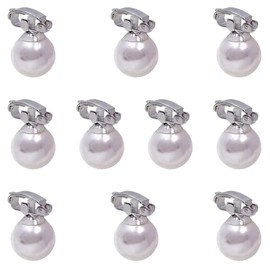 Ipetboom 10pcs Mini Pearl Hair Clips for Women Braid Hair Accessories Elegant Decoration for Brides and Girls for Special Occasions
