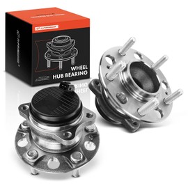 A-Premium 2 x Rear Wheel Bearing and Hub Assembly with ABS & 5-Lug Compatible with Hyundai & Kia - 2016-2021 - Sonata, Tucson, Veloster N & Optima, Sportage, Cadenza, FWD