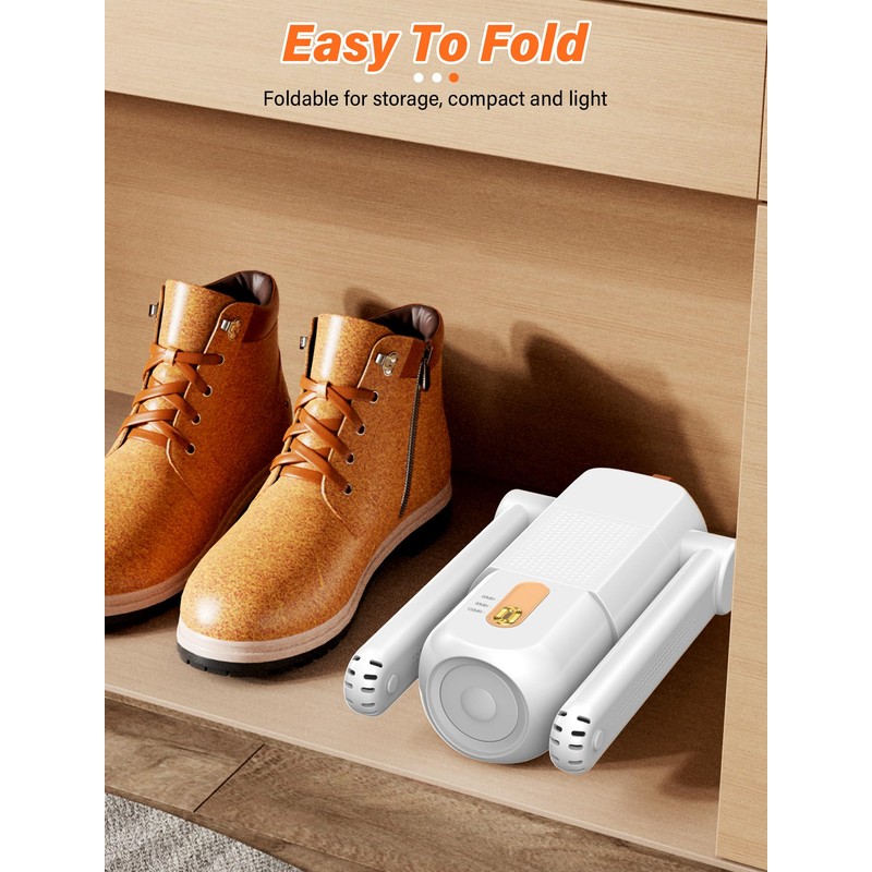 Aissom Electric Shoe Dryer, Boot Dryer with 120 Mins Timer