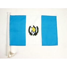 One Dozen Guatemala Single-Sided Car Flag