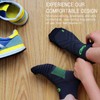 Ankle Compression Socks for Men and Women (6 Pairs), Low