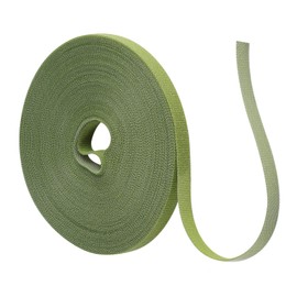 Yoosso 15 m Plant Ties Velcro 10 mm Cable Ties Resealable Plant Ties Plants Velcro Tape for Plants Green