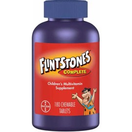 Flinstones Picapiedras Multivitamínico Niños 180 Tabletas Sabor Fruta