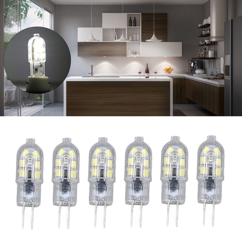 10 Pack G4 2835 LED Bulb Transparent Led Lamp Plug