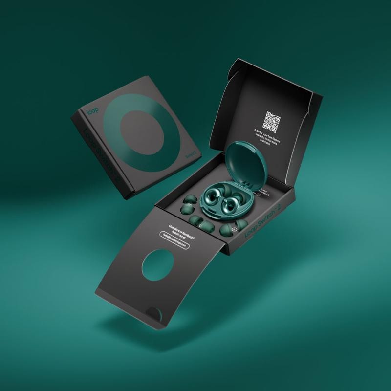 Loop, Switch 2 Adjustable Ear Plugs, Noise Control, 3 Noise