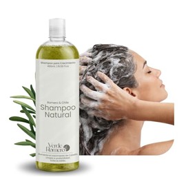 Verde Romero Shampoo 490ml – Activador Capilar con Romero y Capsaicina – Favorece el Crecimiento y Fortalece el Cabello – Limpieza Profunda de Uso Dia