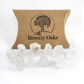Beverly Oaks A-Grade Clear Quartz Crystal Points - Healing Crystals Home Decor - Charged Crystal Therapy Tools