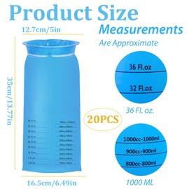 Eowppue Vomit Bags Disposable Barf Bags with Unique Features - Pack of 20 Perfect for Taxis, Car Service Providers