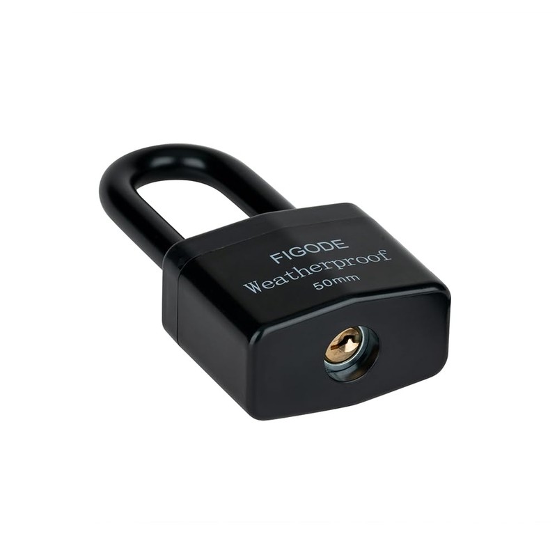 FIGODE® Outdoor Waterproof Padlock, Large Heavy Duty Sturdy Covered Laminated