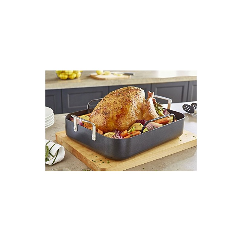 KitchenAid KitchenAid KC2H116RP 16" Hard Annodized Roaster with Rack -