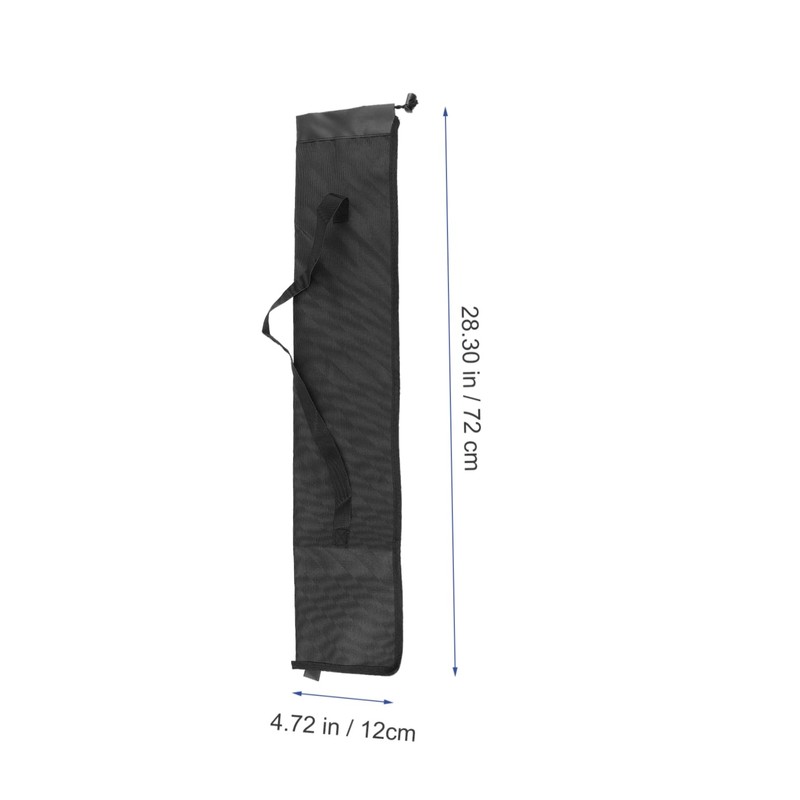 Kisangel Hiking Pole Bag Oxford Storage Soft Carry Straps Compact