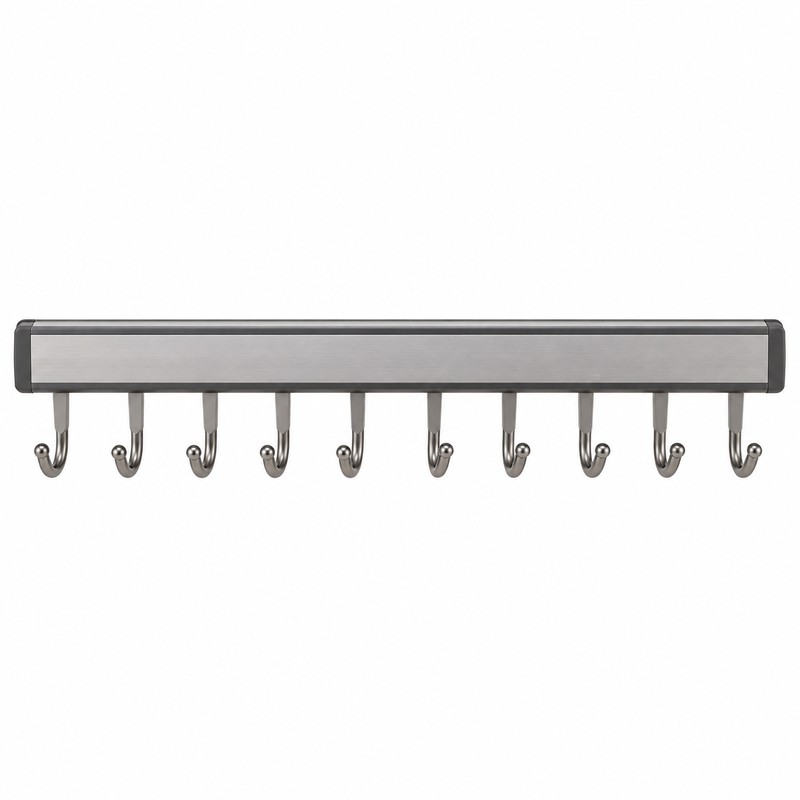 Wall Mounted Kitchen Hook Rack for Utensil Storage – Space-Saving