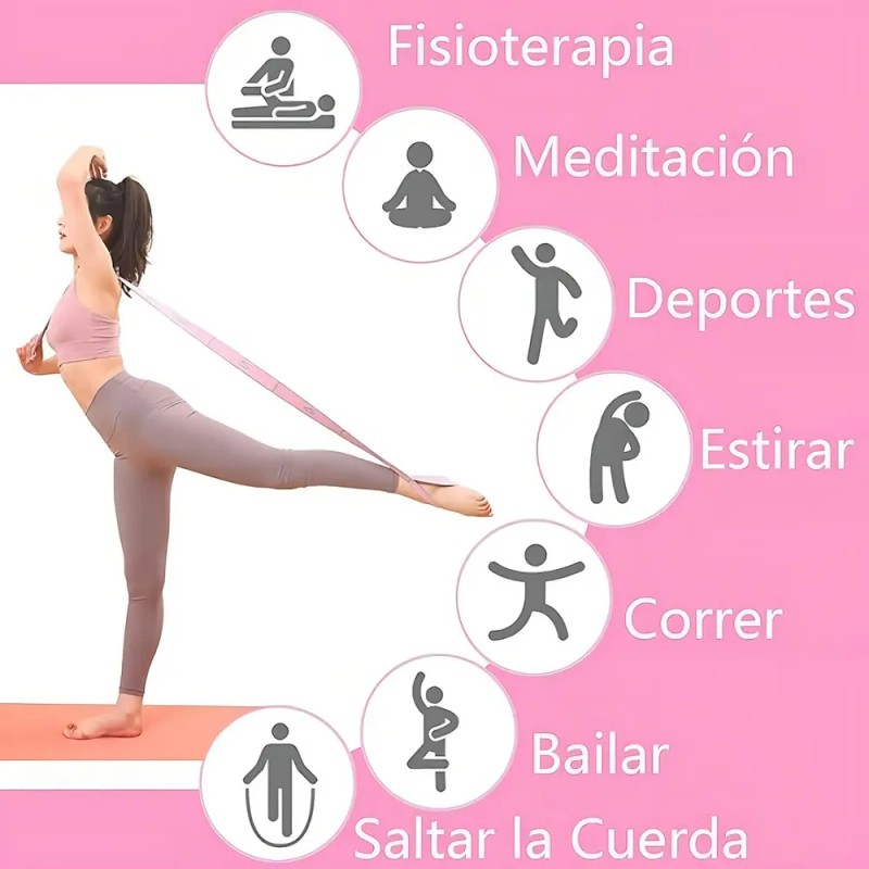 Bandas Elásticas Set De 2 Bandas De Resistencia Para Pilates