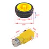ShangHJ 4 Sets DC Gearbox Motor TT Motor 200RPM Tire