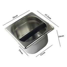 XLKJ Stainless steel knock container, coffee espresso tee container, knock container tool