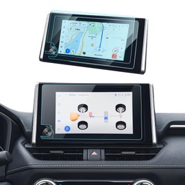 LANTU Car Screen Protector for 2025 Toyota Camry LE/SE Accessories Navigation Touchscreen Protector Film Tempered Glass HD Clear Anti-Glare 8''