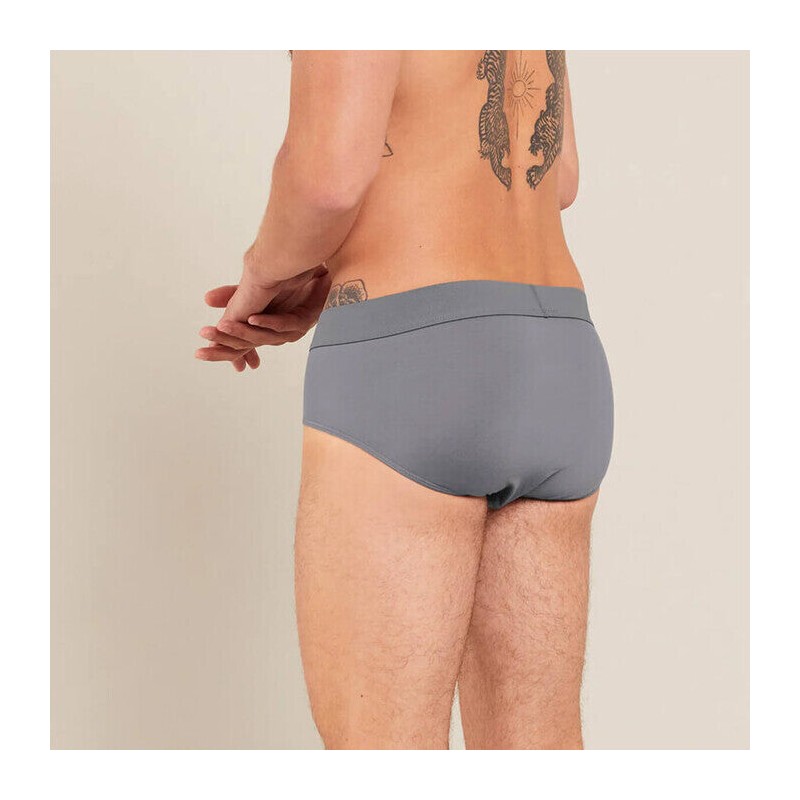 Boody Men's Everyday Briefs, Ash / XL
