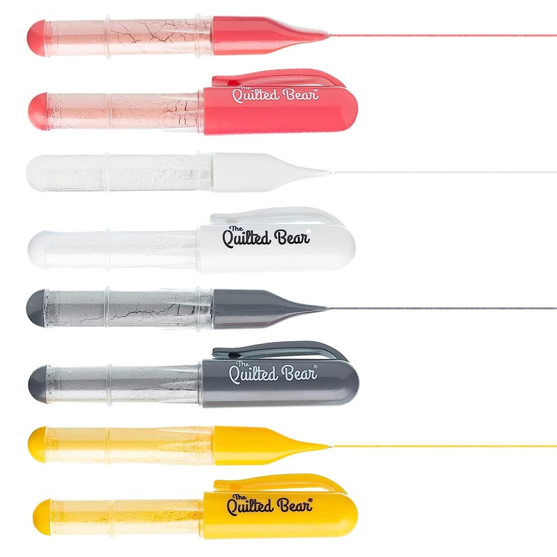 The Quilted Bear Chalk Fabric Markers for Sewing - Pen