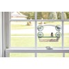 Transparent Large Window Bird Feeder,Clear Acrylic Birds Feeders with 4