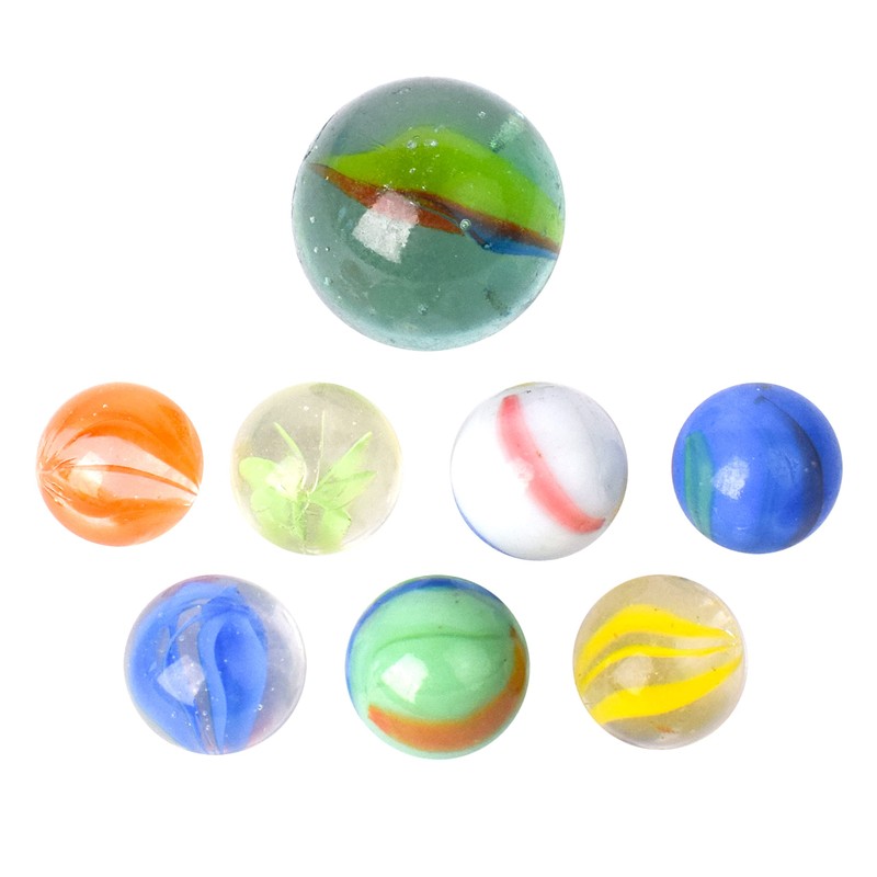 Sunny Days Entertainment 50 Piece Marbles - Colorful Glass Marble