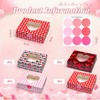 Resholder 100 Pcs Valentine's Day Bakery Cookie Boxes 8 x