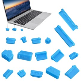 VERALY.MX Tapones Antipolvo De Computadora Protectores Laptop (Celeste)