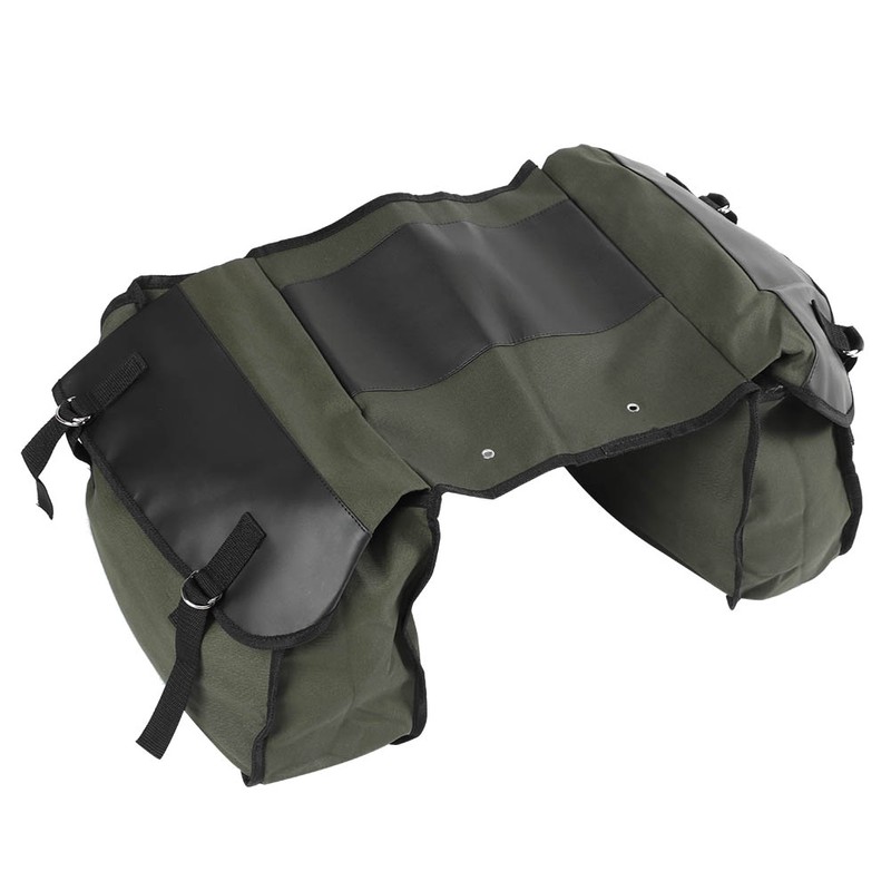Multifunction Large Capacity Canvas Saddle Bag Bike Pannier Bag for