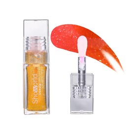 Showorld Magic Color Changing Lip Oil 3pcs Milky Way PH color Moisturizing Lip Glow Oil, Hydrating Lip Gloss Lip Balm Lip Care, Long Lasting Moisturizing Lip Oil (Golden Luxe)