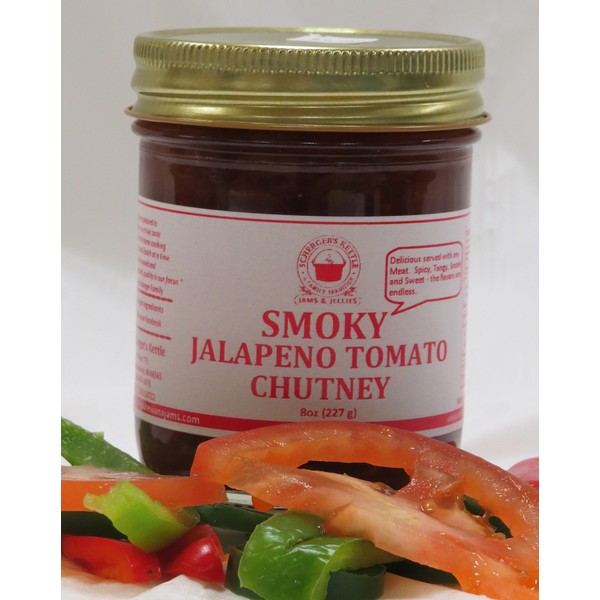 Smoky Jalapeno Tomato Chutney, 8 oz
