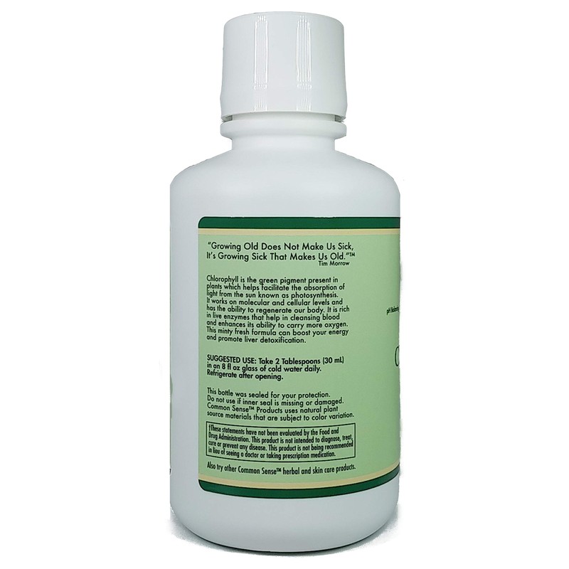 Liquid Chlorophyll 16oz. | Natural Mint Flavor | Immune Health