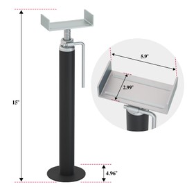 Tnyeobae Heavy Duty RV Slide Out Support - Adjusts from 15" to 26", 5000 lbs Capacity Each, Set of 2